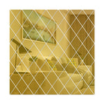 Adesivi decorativi a specchio in acrilico con cuciture a rombo, Golden Small, Golden Medium, Golden Large, Silver Small, Silver Medium, Silver Large, Black Small, Black Medium, Black Large, Brown Small, Brown Medium, Brown Large, Blue Small, Blue Mediu...