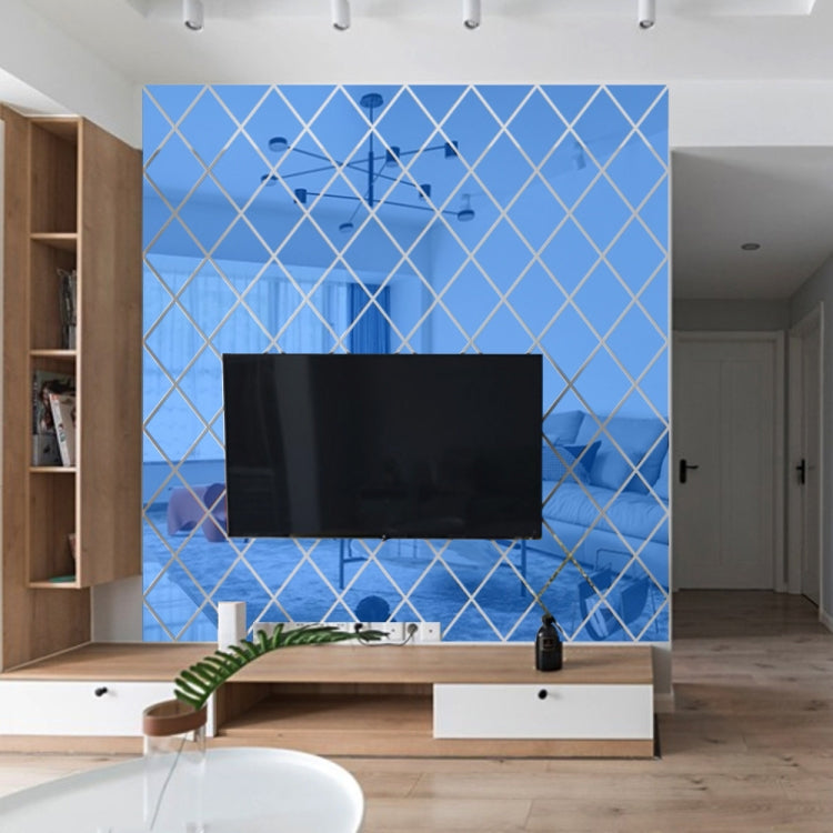 Adesivi decorativi a specchio in acrilico con cuciture a rombo, Golden Small, Golden Medium, Golden Large, Silver Small, Silver Medium, Silver Large, Black Small, Black Medium, Black Large, Brown Small, Brown Medium, Brown Large, Blue Small, Blue Mediu...