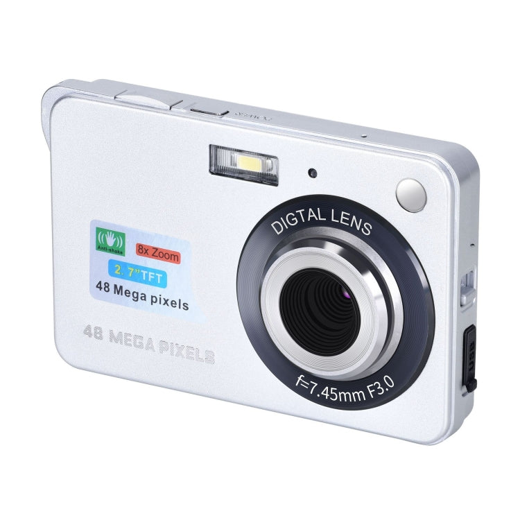 Fotocamera digitale HD 48MP con zoom 8x e flash