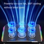 Raffreddatore per laptop con effetti di illuminazione RGB NUOXI Q9