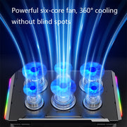 Raffreddatore per laptop con effetti di illuminazione RGB NUOXI Q9