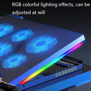 Raffreddatore per laptop con effetti di illuminazione RGB NUOXI Q9