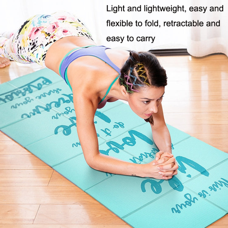YM15C Tappetino portatile da viaggio spesso piegato Yoga Pad Student Nnap Mat, Spessore:, 2mm (Gray), 2mm (Pink), 3mm (Pink), 3mm (Gray), 5mm (Light Gray Print), 5mm (Light Blue Printed), 5mm (Orange Print), 5mm (Rose Red Print), 5mm (Purple Print)    ...
