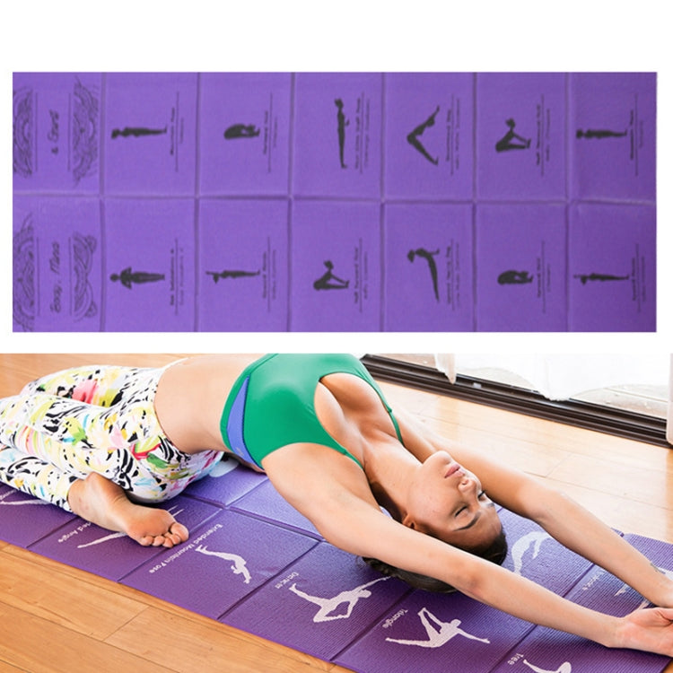 YM15C Tappetino portatile da viaggio spesso piegato Yoga Pad Student Nnap Mat, Spessore:, 2mm (Gray), 2mm (Pink), 3mm (Pink), 3mm (Gray), 5mm (Light Gray Print), 5mm (Light Blue Printed), 5mm (Orange Print), 5mm (Rose Red Print), 5mm (Purple Print)    ...