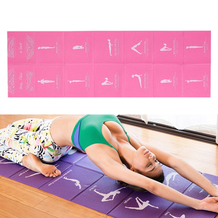 YM15C Tappetino portatile da viaggio spesso piegato Yoga Pad Student Nnap Mat, Spessore:, 2mm (Gray), 2mm (Pink), 3mm (Pink), 3mm (Gray), 5mm (Light Gray Print), 5mm (Light Blue Printed), 5mm (Orange Print), 5mm (Rose Red Print), 5mm (Purple Print)    ...