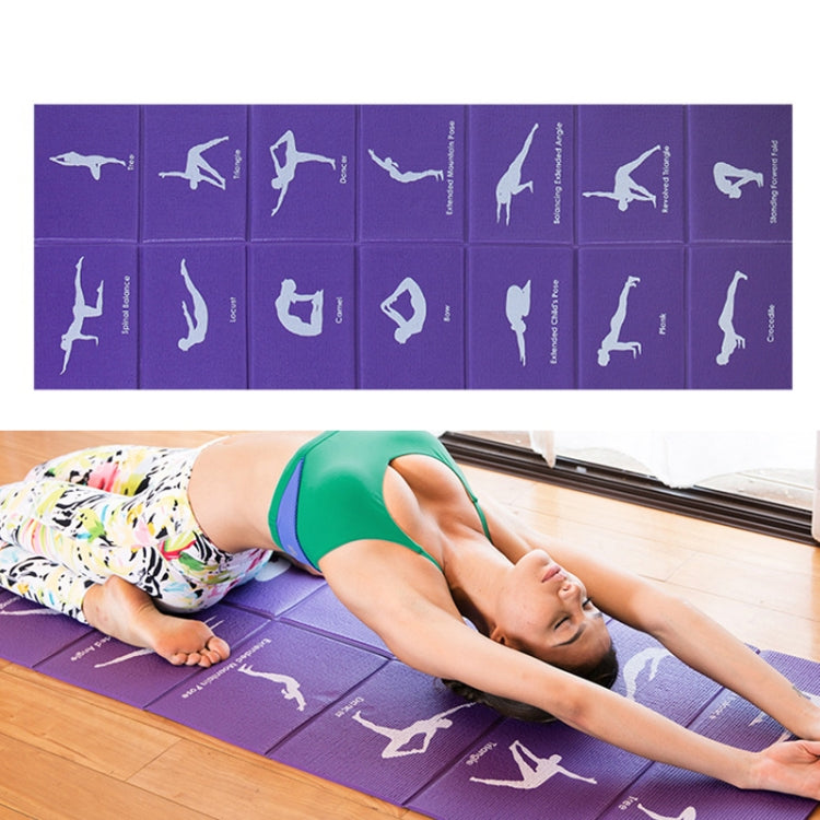 YM15C Tappetino portatile da viaggio spesso piegato Yoga Pad Student Nnap Mat, Spessore:, 2mm (Gray), 2mm (Pink), 3mm (Pink), 3mm (Gray), 5mm (Light Gray Print), 5mm (Light Blue Printed), 5mm (Orange Print), 5mm (Rose Red Print), 5mm (Purple Print)    ...