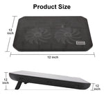 Dispositivo di raffreddamento per laptop Dual USB NUOXI M10