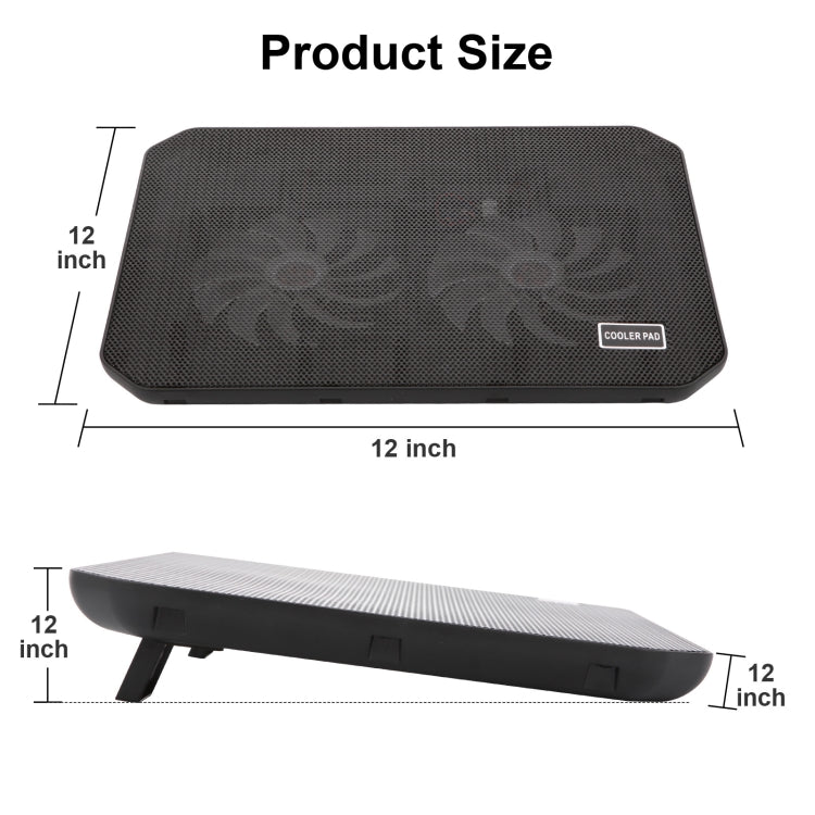 Dispositivo di raffreddamento per laptop Dual USB NUOXI M10