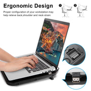 Dispositivo di raffreddamento per laptop Dual USB NUOXI M10