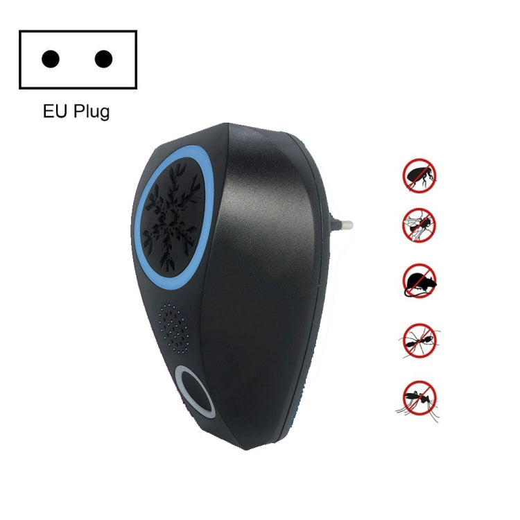 Repellente per topi repellente per zanzare ad ultrasuoni a fiocco di neve, specifica:, US Plug, EU Plug, UK Plug