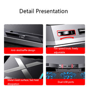 MC Q3 Dispositivo di raffreddamento per laptop pieghevole e sollevabile