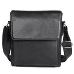 Borsa a tracolla da uomo vintage in pelle di cavallo pazzo, Black, Brown, Dark Brown, Brown Yellow