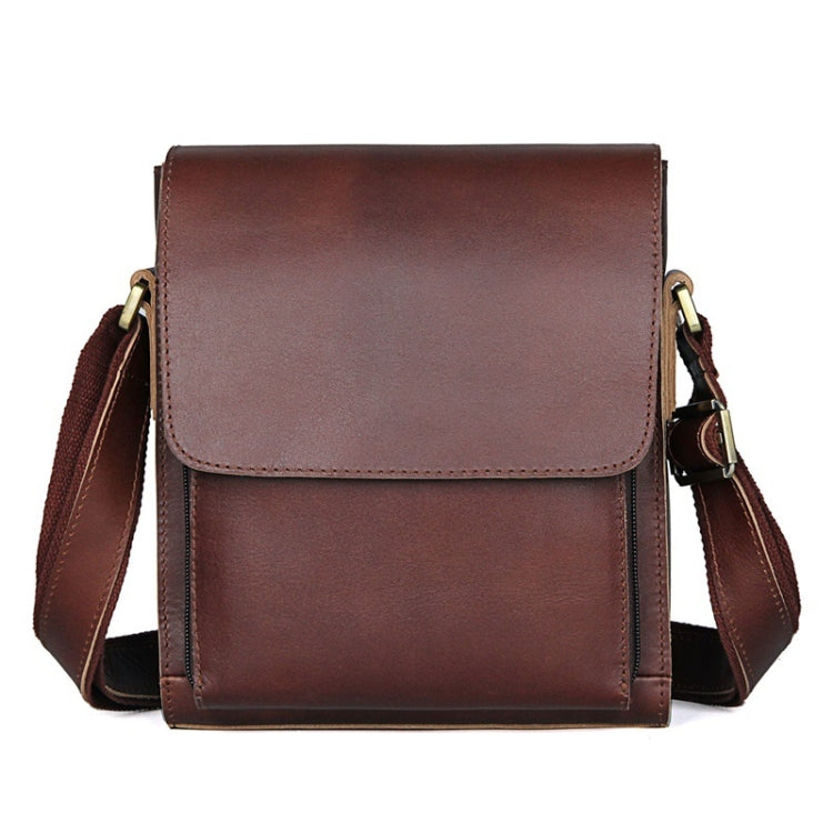 Borsa a tracolla da uomo vintage in pelle di cavallo pazzo, Black, Brown, Dark Brown, Brown Yellow