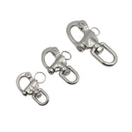 Grillo a molla rotante in acciaio inossidabile a vela per yachting, 70mm, 87mm, 128mm