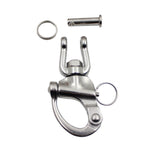 Grillo a molla rotante in acciaio inossidabile a vela per yachting, 70mm, 87mm, 128mm