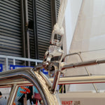 Grillo a molla rotante in acciaio inossidabile a vela per yachting, 70mm, 87mm, 128mm