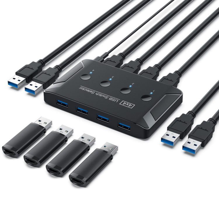 T29 USB3.0 Automatico 4 In 4 Out Switcher HUB Condivisione Stampante