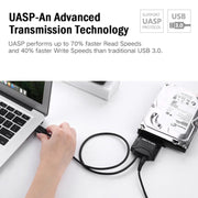 Cavo SATA a USB 3.0 Easy Drive Cavo adattatore per disco rigido esterno da 2,5 / 3,5 pollici