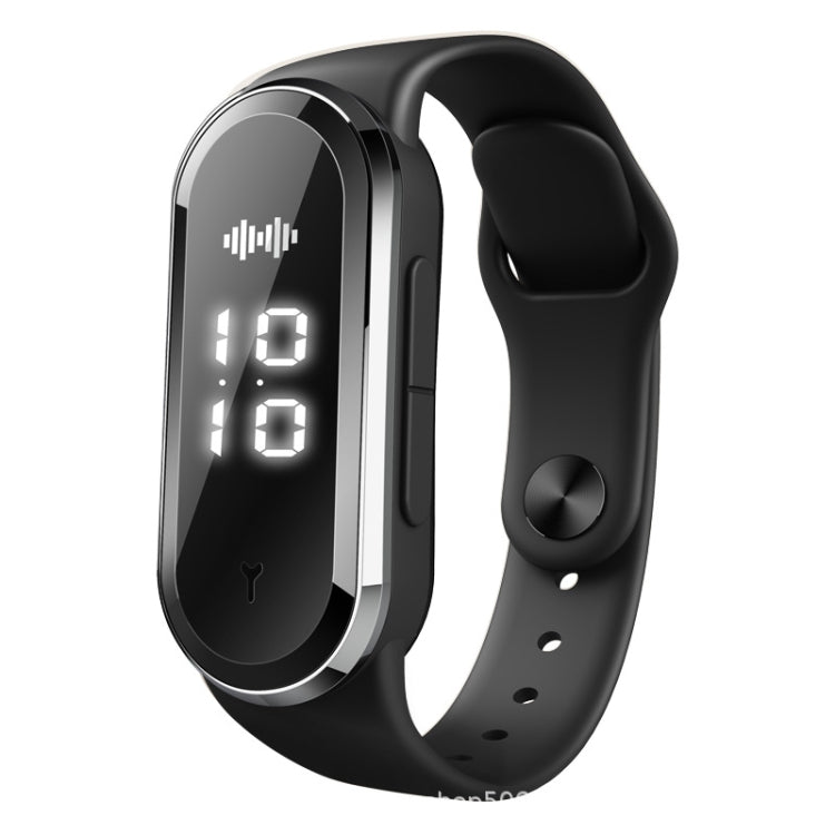 Braccialetto repellente per zanzare ad ultrasuoni M21 con contapassi e funzione orologio e temperatura, M21 (Black), M21 (White)