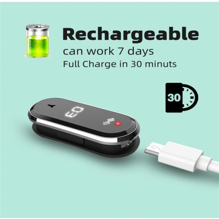 Braccialetto repellente per zanzare ad ultrasuoni M21 con contapassi e funzione orologio e temperatura, M21 (Black), M21 (White)