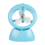 Ventilatore da scrivania USB ricaricabile con spruzzo d'acqua