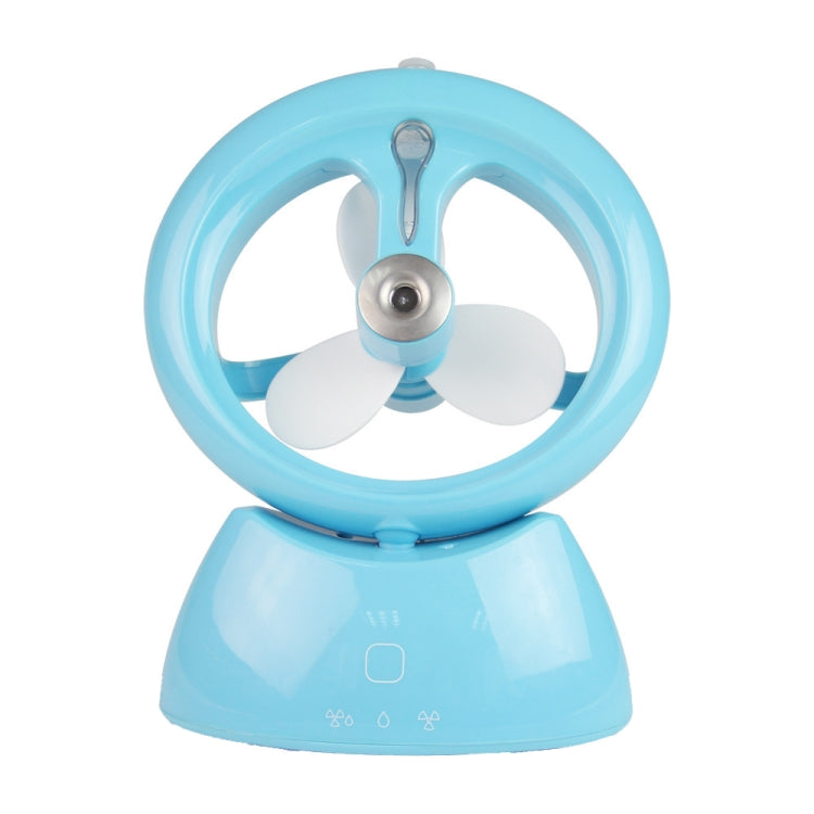 Ventilatore da scrivania USB ricaricabile con spruzzo d'acqua