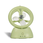 Ventilatore da scrivania USB ricaricabile con spruzzo d'acqua