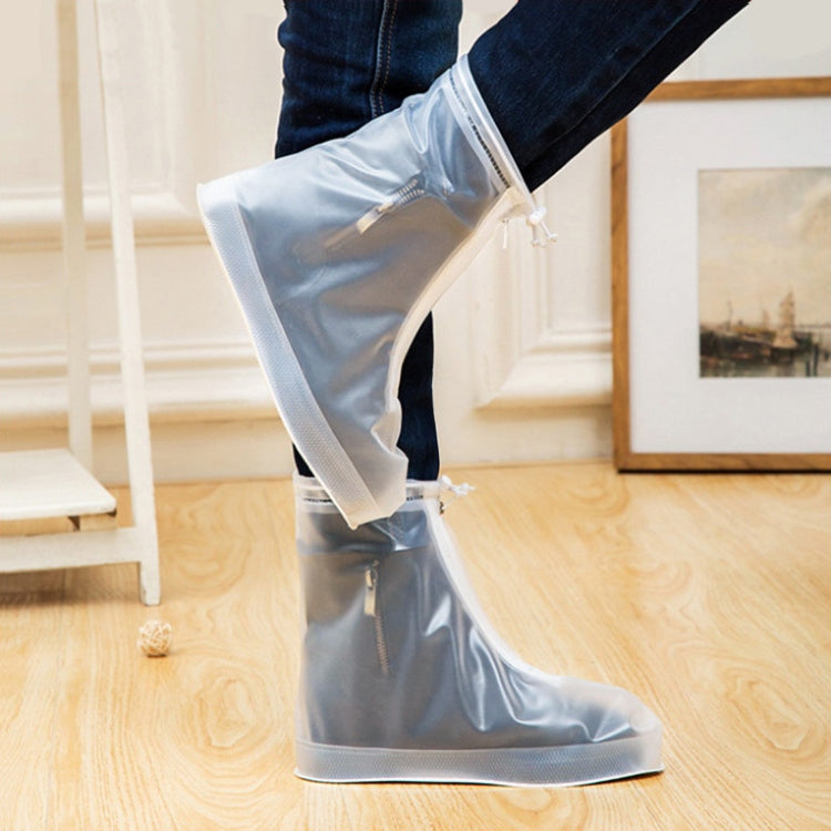 1 paio di copriscarpe impermeabili antiscivolo per esterni piovosi che ispessiscono il copriscarpe per uso ripetitivo, S, M, L, XL, XXL, XXXL