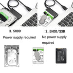 T04 Cavo USB 3.0 a SATA Easy Drive per cavo adattatore per disco rigido da 2,5/3,5 pollici