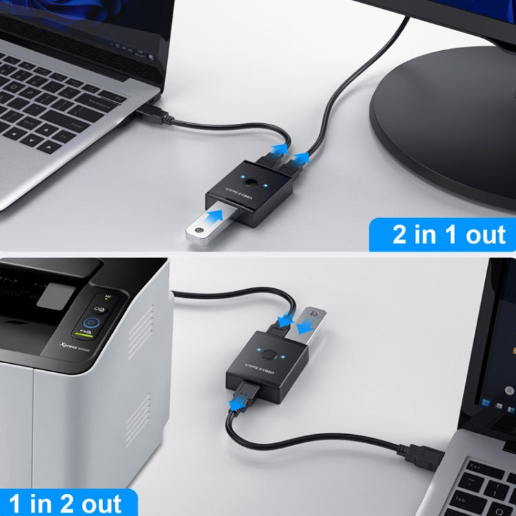 T25 2 in 1 USB3.0 Bidirezionale Switch Printer Sharer Splitter