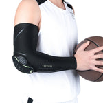 Protezione del braccio di compressione anticollisione a nido d'ape per sport all'aria aperta, colore:, M (Black), L (Black), XL (Black), M (White), L (White), XL (White)