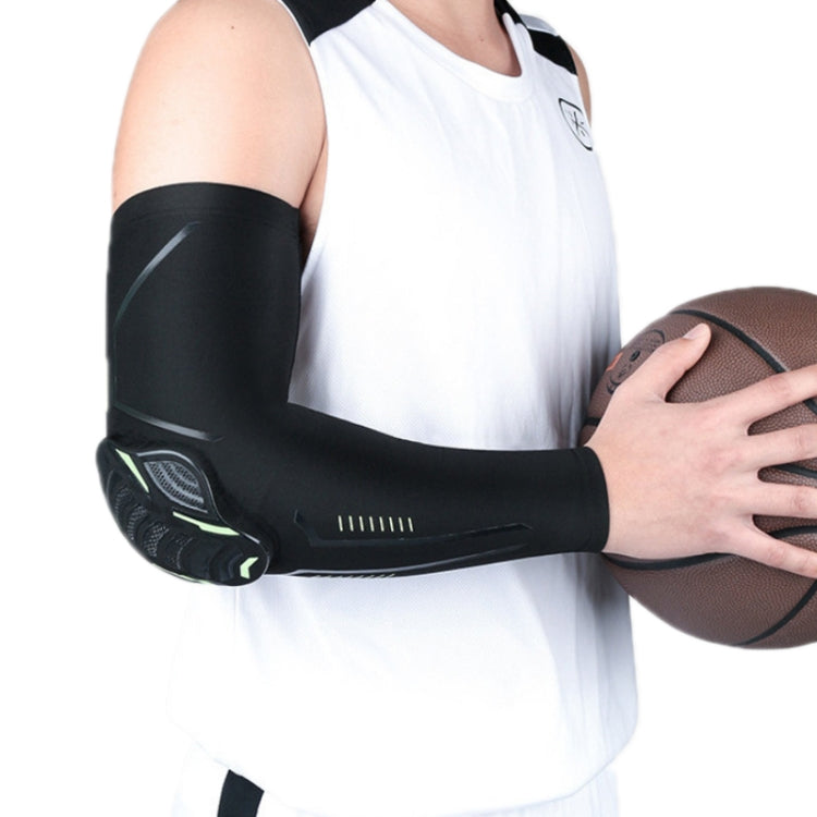 Protezione del braccio di compressione anticollisione a nido d'ape per sport all'aria aperta, colore:, M (Black), L (Black), XL (Black), M (White), L (White), XL (White)