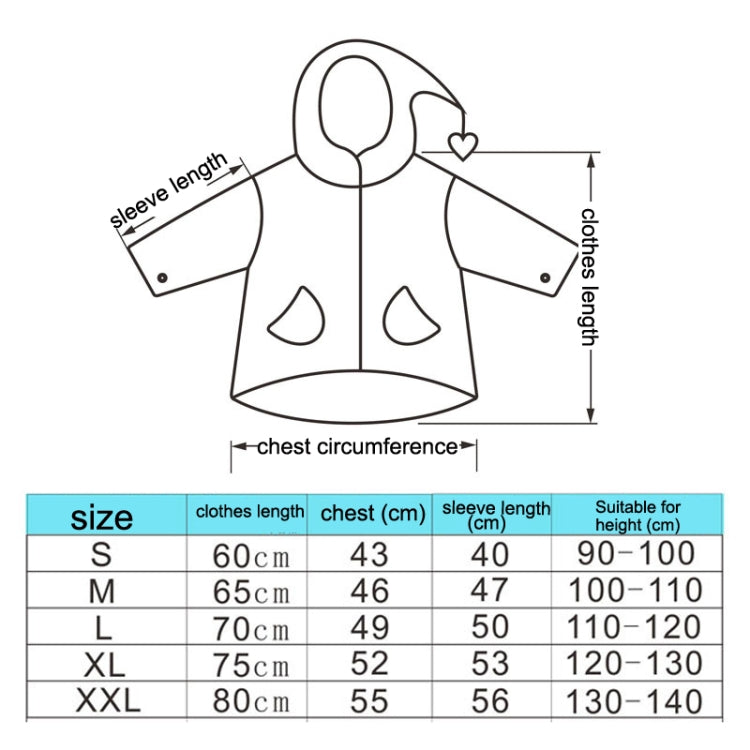 Impermeabile bambini con stampa cartoni animati S-XXL
