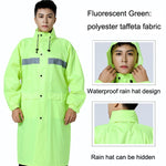 X18 Impermeabile siamese Impermeabile da equitazione riflettente per adulti all'aperto, XL, XXL, XXXL, XXXXL