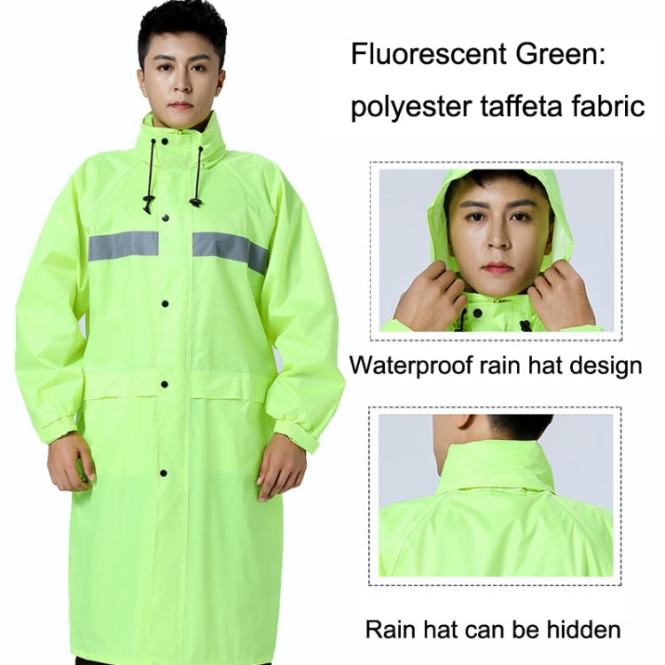 X18 Impermeabile siamese Impermeabile da equitazione riflettente per adulti all'aperto, XL, XXL, XXXL, XXXXL