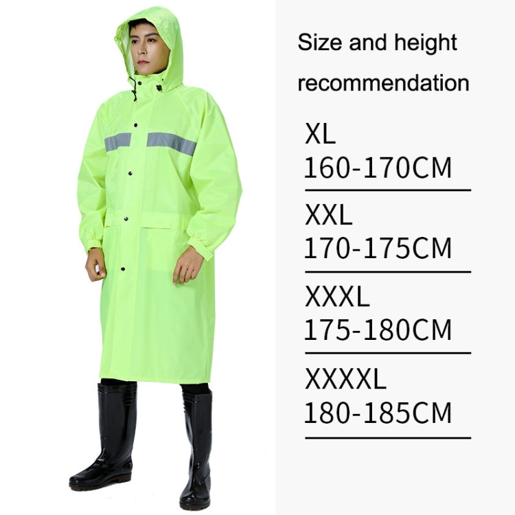 X18 Impermeabile siamese Impermeabile da equitazione riflettente per adulti all'aperto, XL, XXL, XXXL, XXXXL