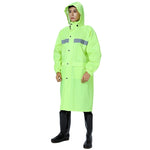 X18 Impermeabile siamese Impermeabile da equitazione riflettente per adulti all'aperto, XL, XXL, XXXL, XXXXL