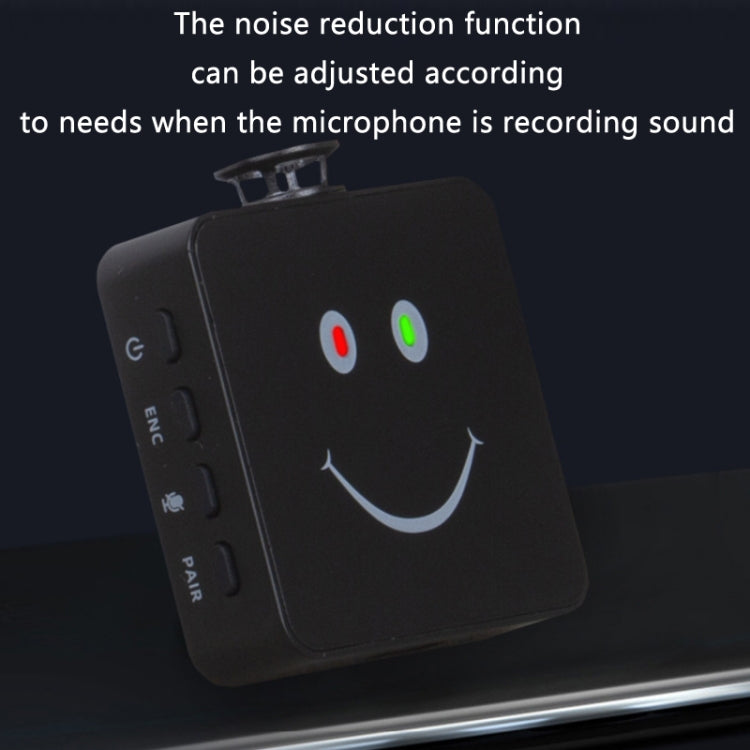 Microfono lavalier wireless con Bluetooth e riduzione rumore