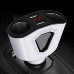 3.1A Dual USB Digital Display Registratore di guida multifunzione Caricabatterie universale per autoveicoli
