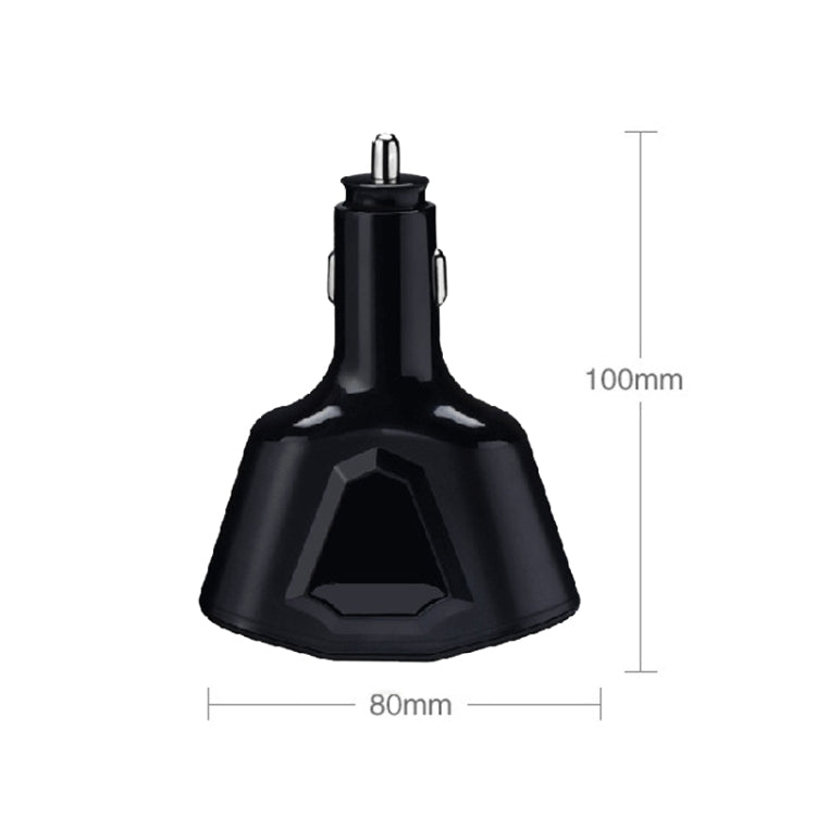 3.1A Dual USB Digital Display Registratore di guida multifunzione Caricabatterie universale per autoveicoli