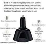 3.1A Dual USB Digital Display Registratore di guida multifunzione Caricabatterie universale per autoveicoli