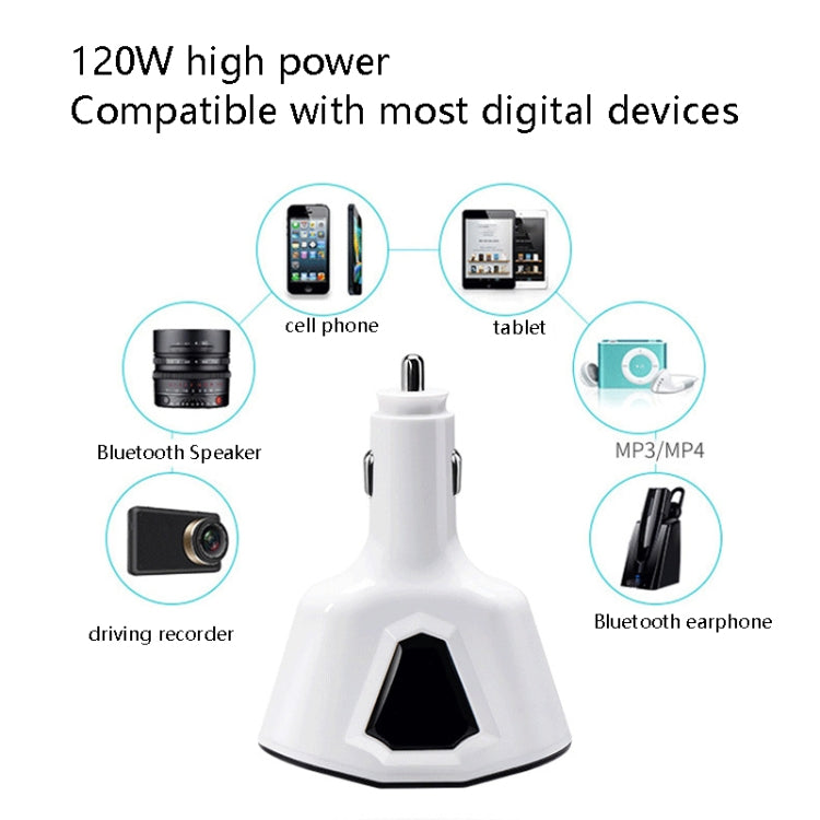 3.1A Dual USB Digital Display Registratore di guida multifunzione Caricabatterie universale per autoveicoli