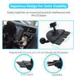 Staffa universale per tablet per telefono cellulare con porta CD per automobili, specifica:, Used Within 12 inch Yellow, Used Within 12 inch Gray, Used Within 15 inch