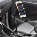 Presa d'aria Cup Seat 2 in 1 Staffa universale per telefono cellulare per auto a tubo lungo, 2 In 1 Long Hose Car Mobile Phone Bracket