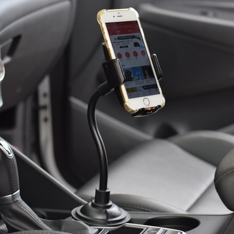 Presa d'aria Cup Seat 2 in 1 Staffa universale per telefono cellulare per auto a tubo lungo, 2 In 1 Long Hose Car Mobile Phone Bracket
