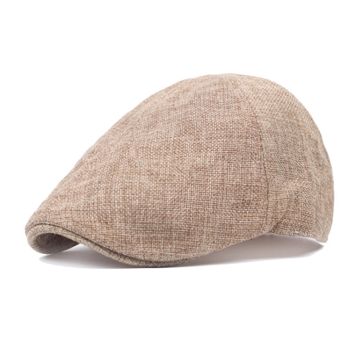 Berretto in juta primavera/estate Retro Men Forward Beret, M (56-58cm)