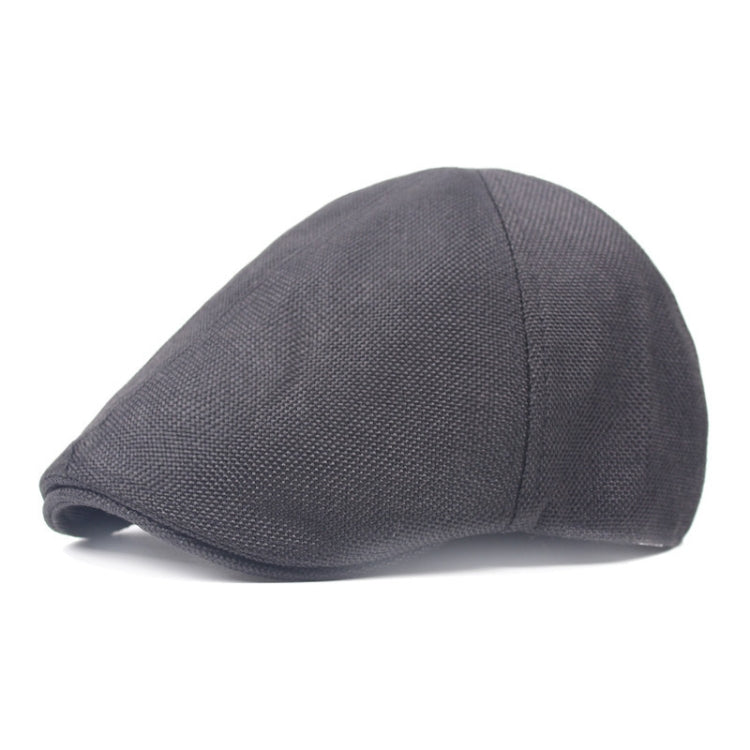 Berretto in juta primavera/estate Retro Men Forward Beret, M (56-58cm)