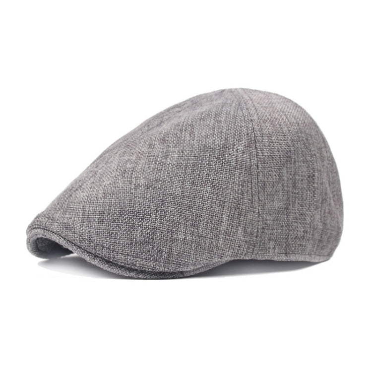 Berretto in juta primavera/estate Retro Men Forward Beret, M (56-58cm)