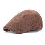 Berretto in juta primavera/estate Retro Men Forward Beret, M (56-58cm)
