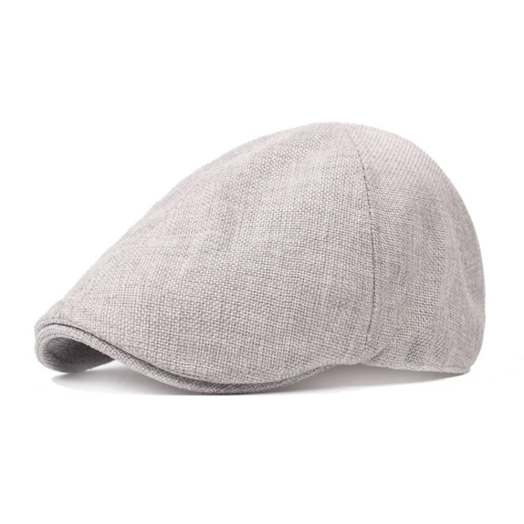 Berretto in juta primavera/estate Retro Men Forward Beret, M (56-58cm)